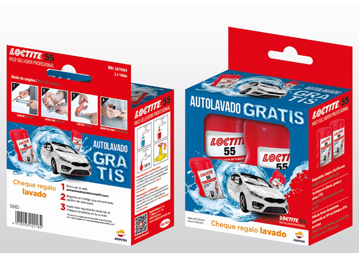 Foto Limpia tu coche gratis gracias al nuevo pack de LOCTITE 55, el hilo sellador líder.